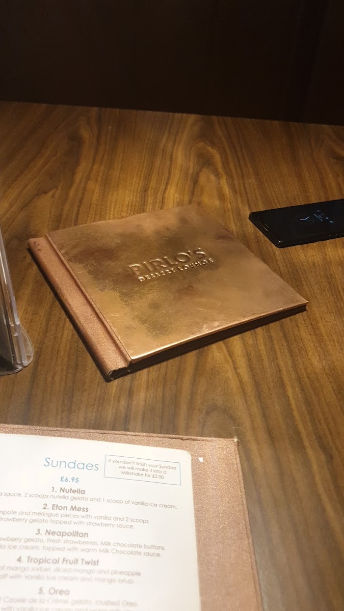 Menu Pirlo's Dessert Lounge-7